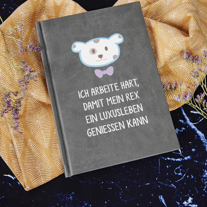 Mein Hund - Notizbuch A5 mit Aufdruck